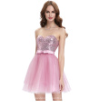 Starzz 2016 New Design Strapless Sequined Tulle Short Cocktail Dress ST000114-1